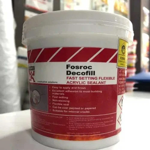 Fosroc-decofill-crack Paste - Liquid Form, 1 Kg, White Color, 98% Purity, Odorless Composition - High Strength For Industrial Applications