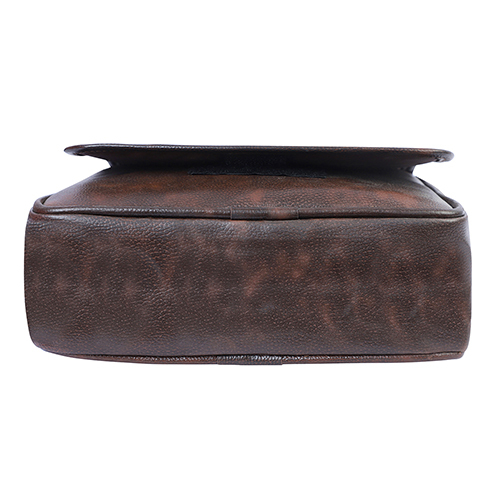 Different Available 11 X 3 X 9 Inch Brown Pu Leather Shoulder Office Travel Bag