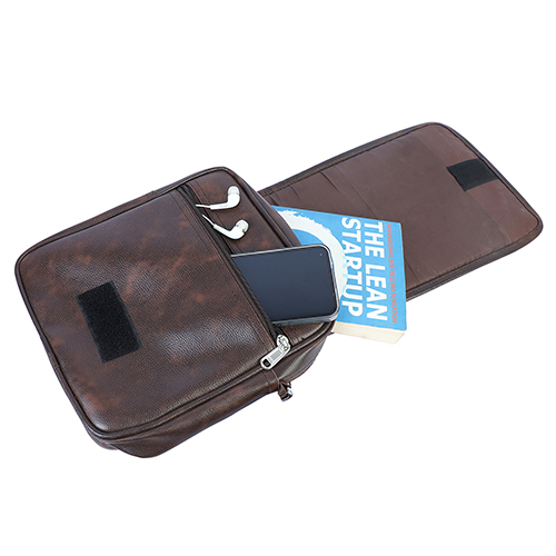 Different Available 11 X 3 X 9 Inch Brown Pu Leather Shoulder Office Travel Bag