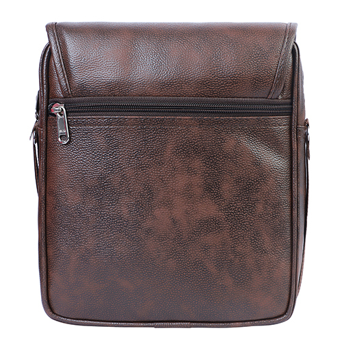 Different Available 11 X 3 X 9 Inch Brown Pu Leather Shoulder Office Travel Bag