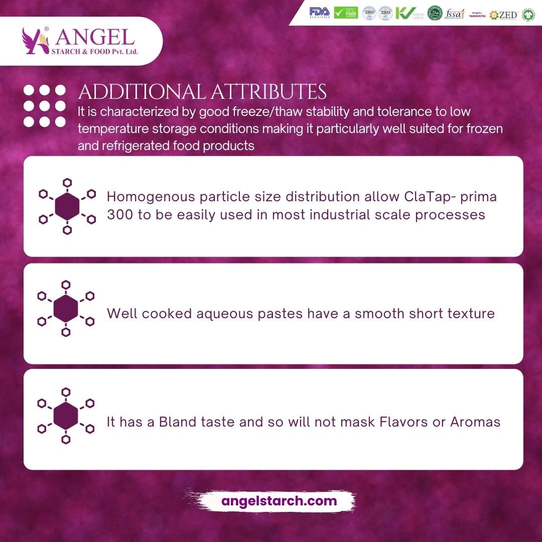 Modified Clean Label Starch (Clatap-prima 300) For Sauces And Soups