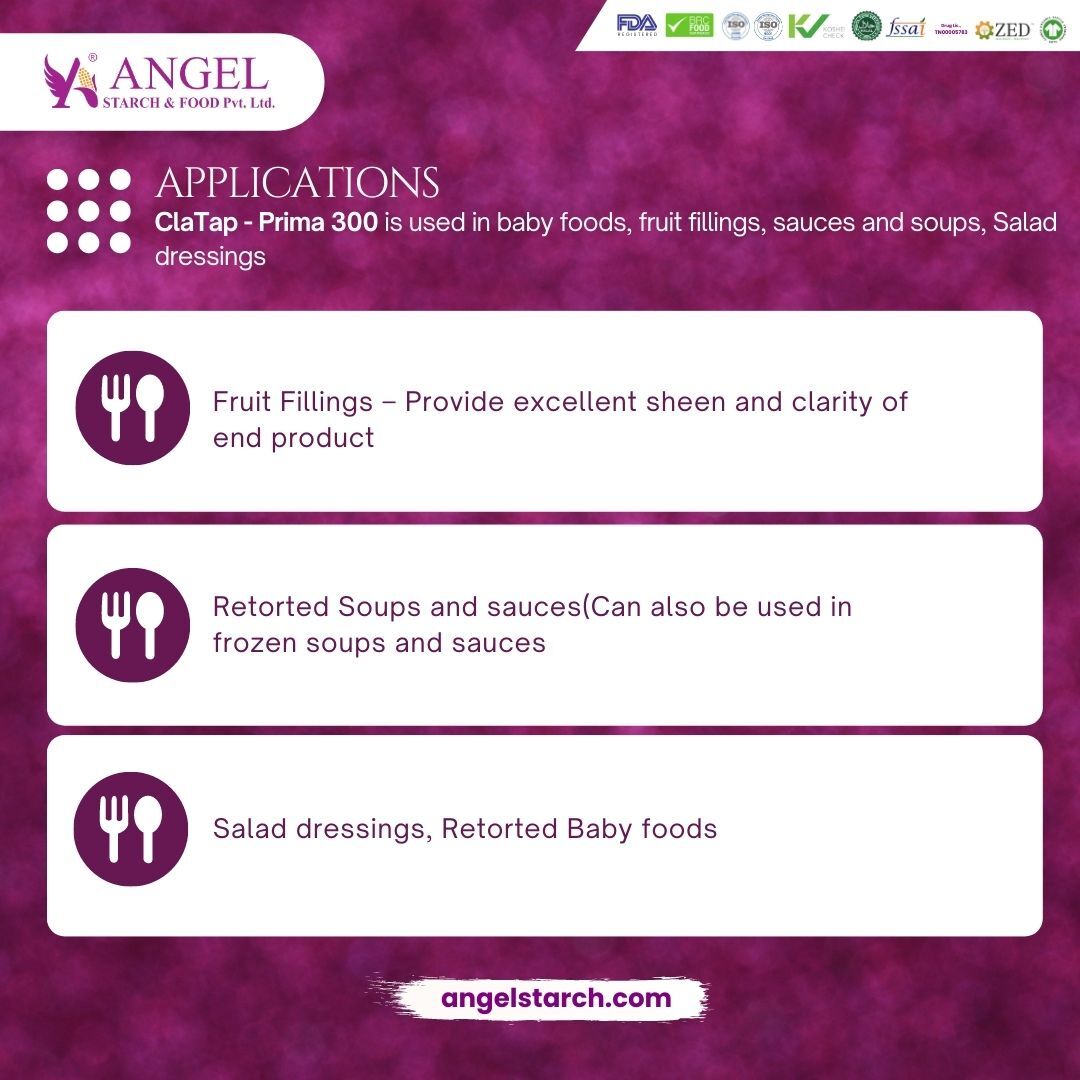 Modified Clean Label Starch (Clatap-prima 300) For Sauces And Soups