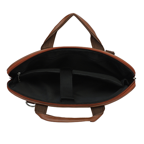 Different Available Pu Leather Slim Satchel Laptop Bag