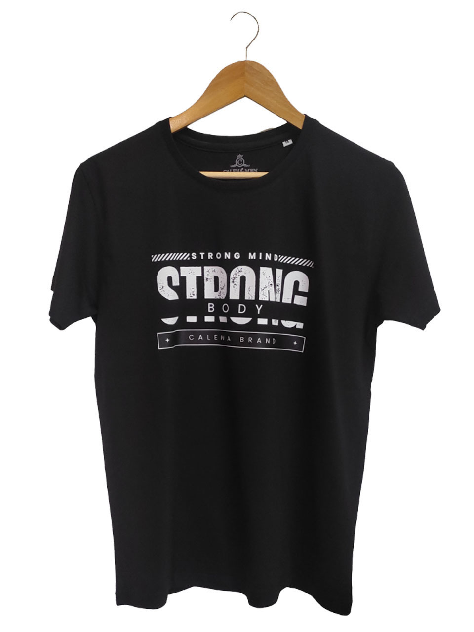 Men T Shirt - 100% Compact Cotton, S-xxl Sizes, Black | Round Neck, Short Sleeves, Printed Pattern, Bio Washed Finish, Dtf Printing