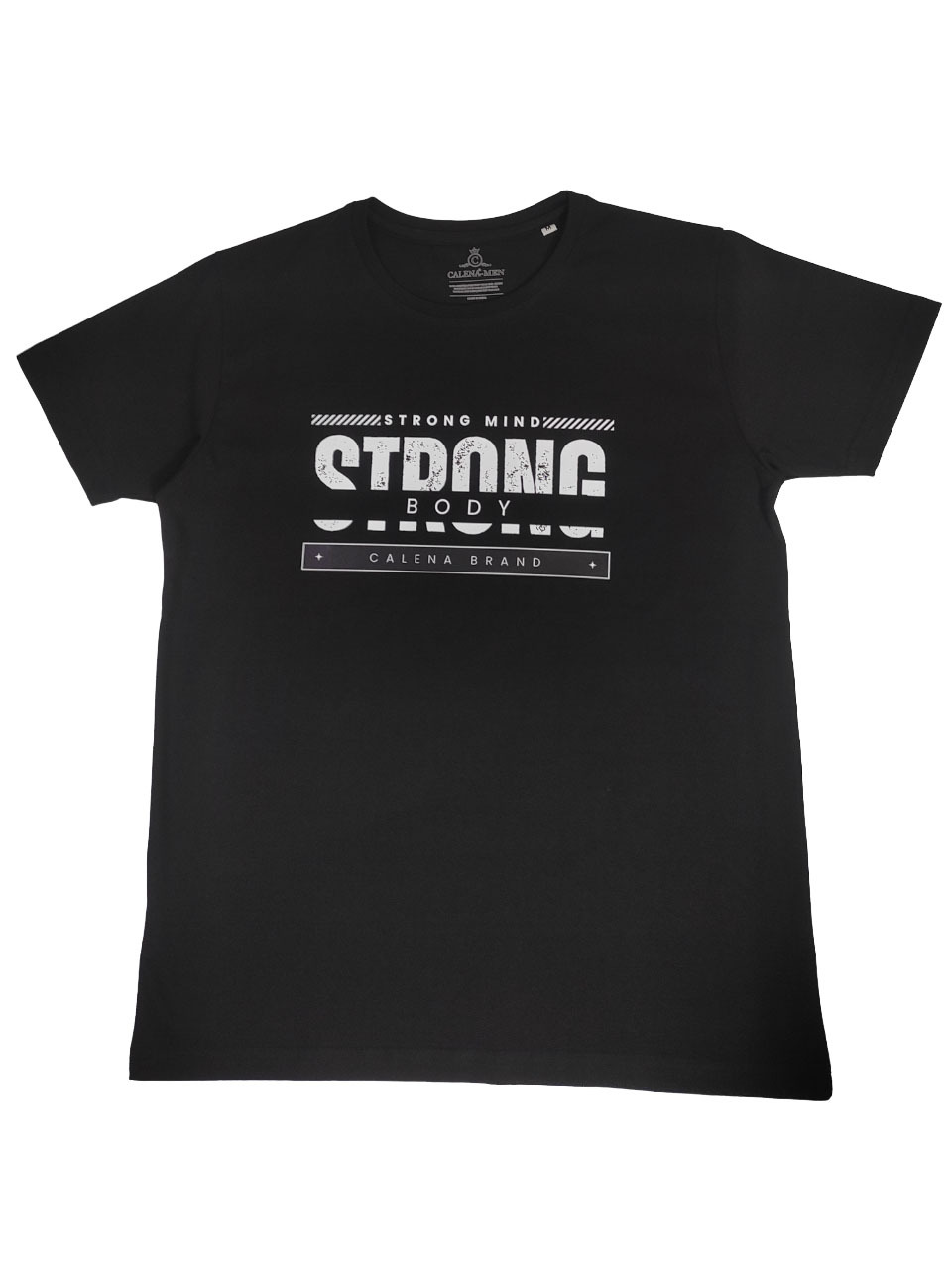 Men T Shirt - 100% Compact Cotton, S-xxl Sizes, Black | Round Neck, Short Sleeves, Printed Pattern, Bio Washed Finish, Dtf Printing