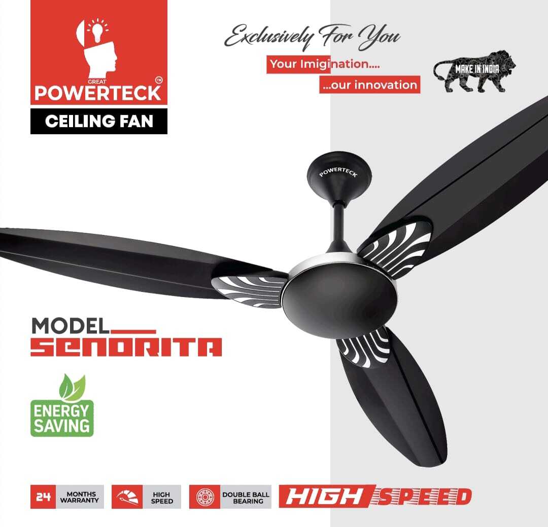 White/black/brown/rad/pink Ceiling Fan