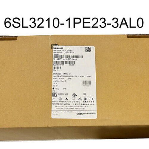 6sl3210-1pe23 3al0 Siemens Programmable Logic Controller