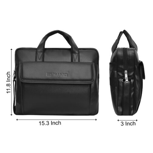 Synthetic Leather Messenger Bag - Color: Different Available