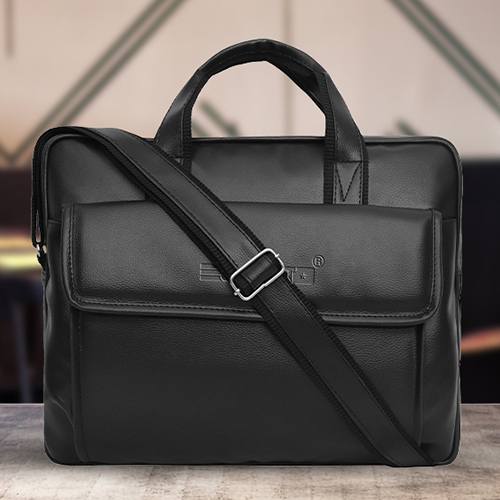 Synthetic Leather Messenger Bag - Color: Different Available