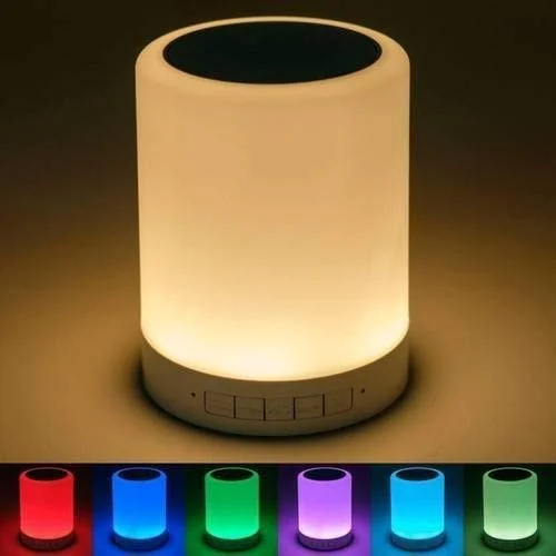 Portable LED Touch Lamp Bluetooth Speaker - Customized Size, 7.1 Channel Sound | USB Support, Home Theater & Portable Audio Functionality