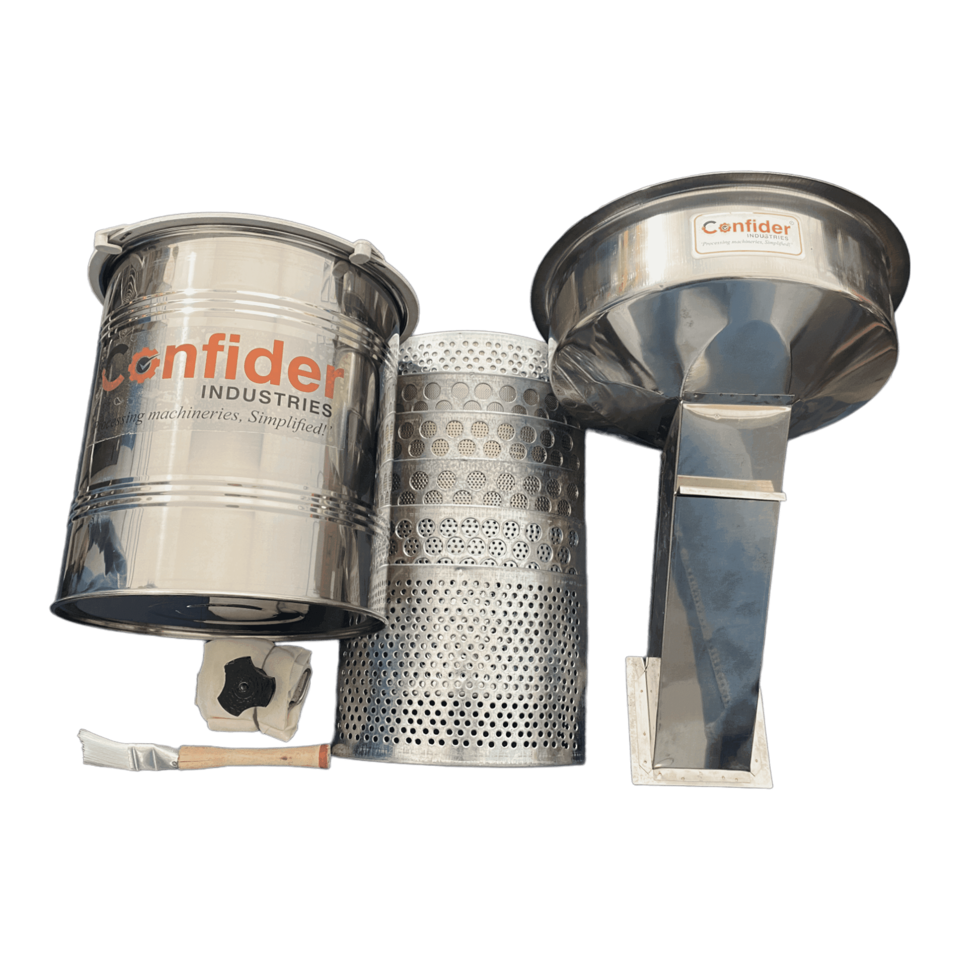 2 In 1 Without Motor - Material: Stainless Steel