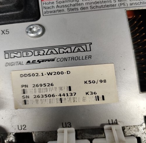 Indramat Dds02.1-w200-d Servo Drive - Precision Performance, Advanced Motion Control Technology | Enhanced Reliability, High Efficiency