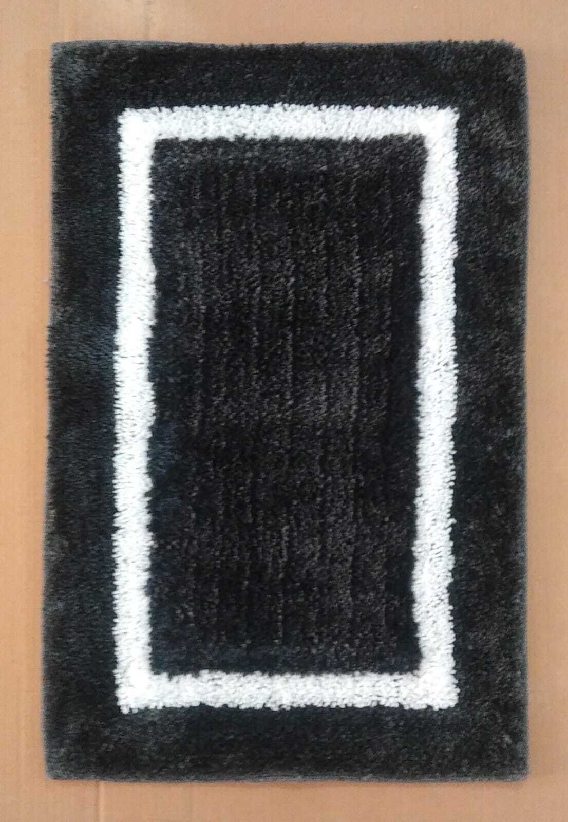 Micro Squared Door Mats - Micro Polyester, 16x24 Inches, Multi-coloured, Soft Micro Yarn | Anti-slip, Washable, Customizable Designs And Sizes