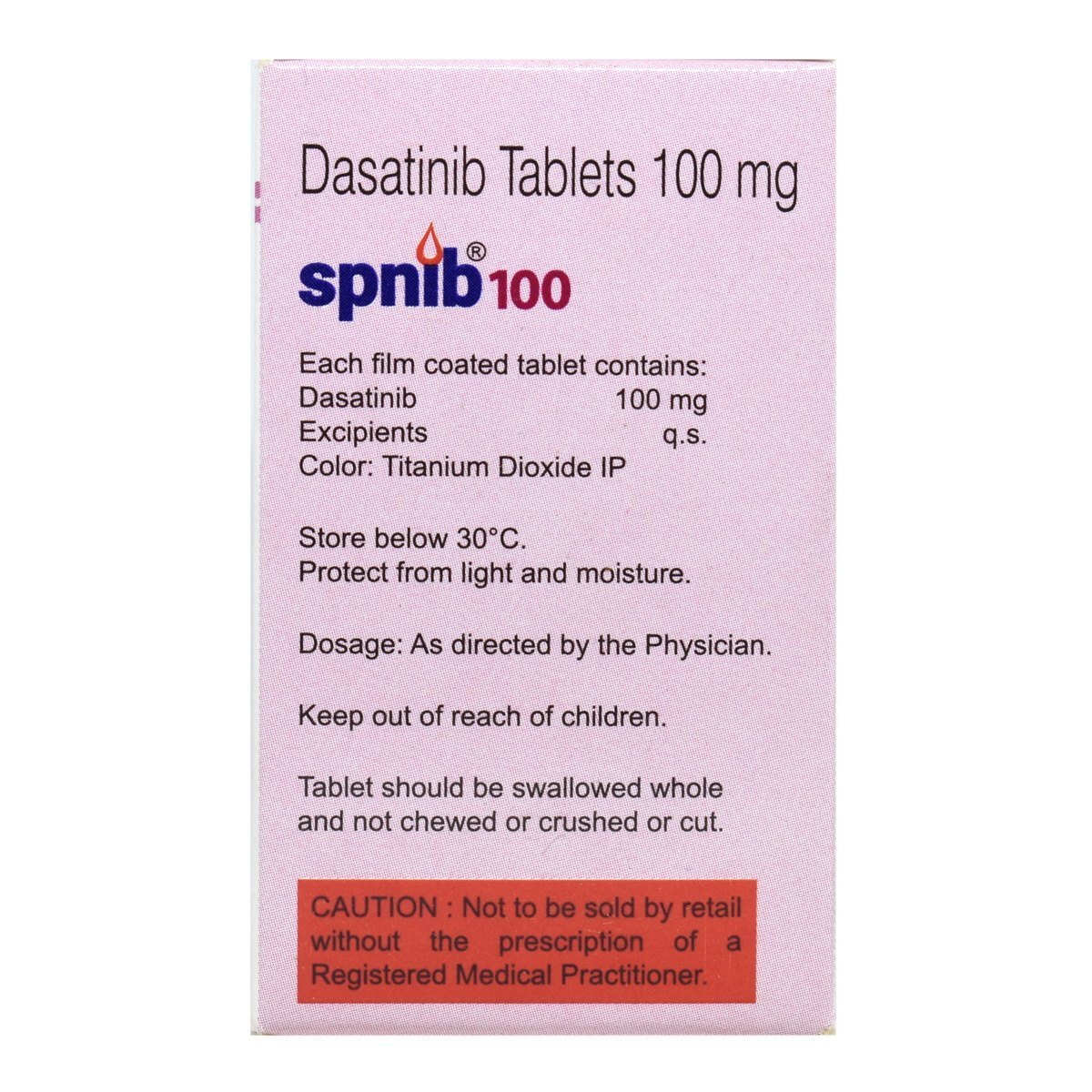 Spnib 100 Mg Tablet