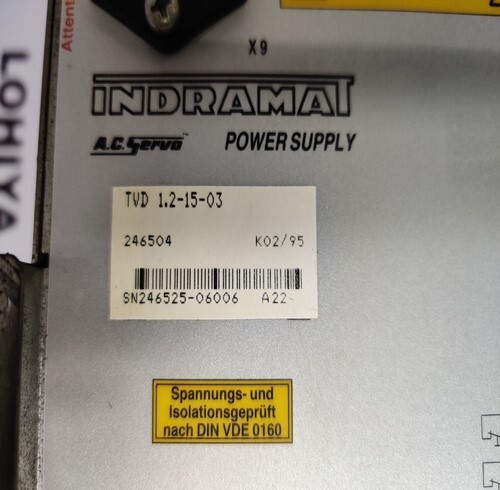 Indramat Tvd1.2-15-03 Power Supply