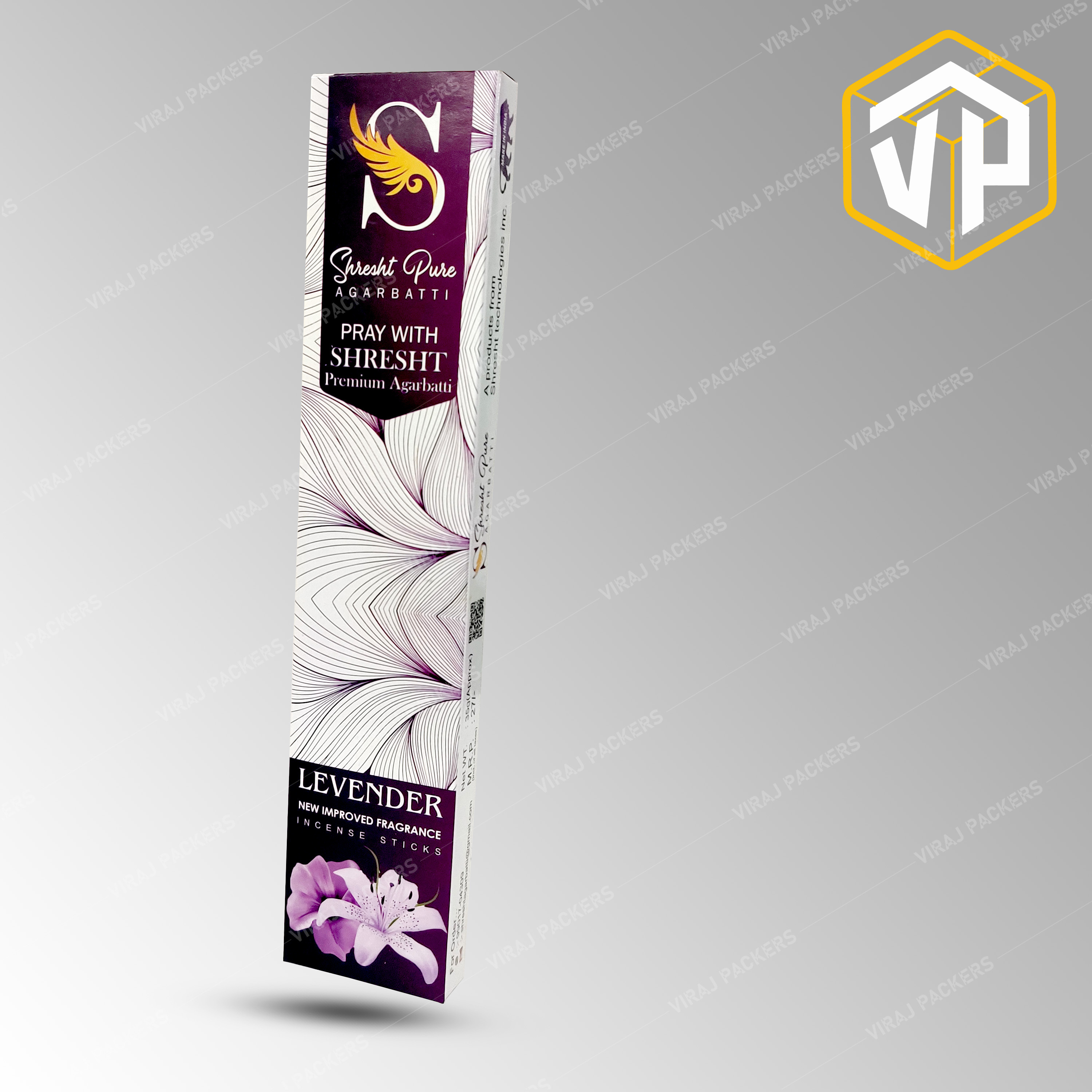 Customized Incense Stick Boxes - Unbleached Kraft Paperboard, Customized Size, Various Colors Available, Rectangular Shape, Pvc Coating