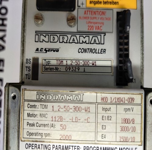 Indramat Tdm1.2-50-300-w1 Ac Servo Drive - Precision Control Technology, High Efficiency Performance, Dynamic Response