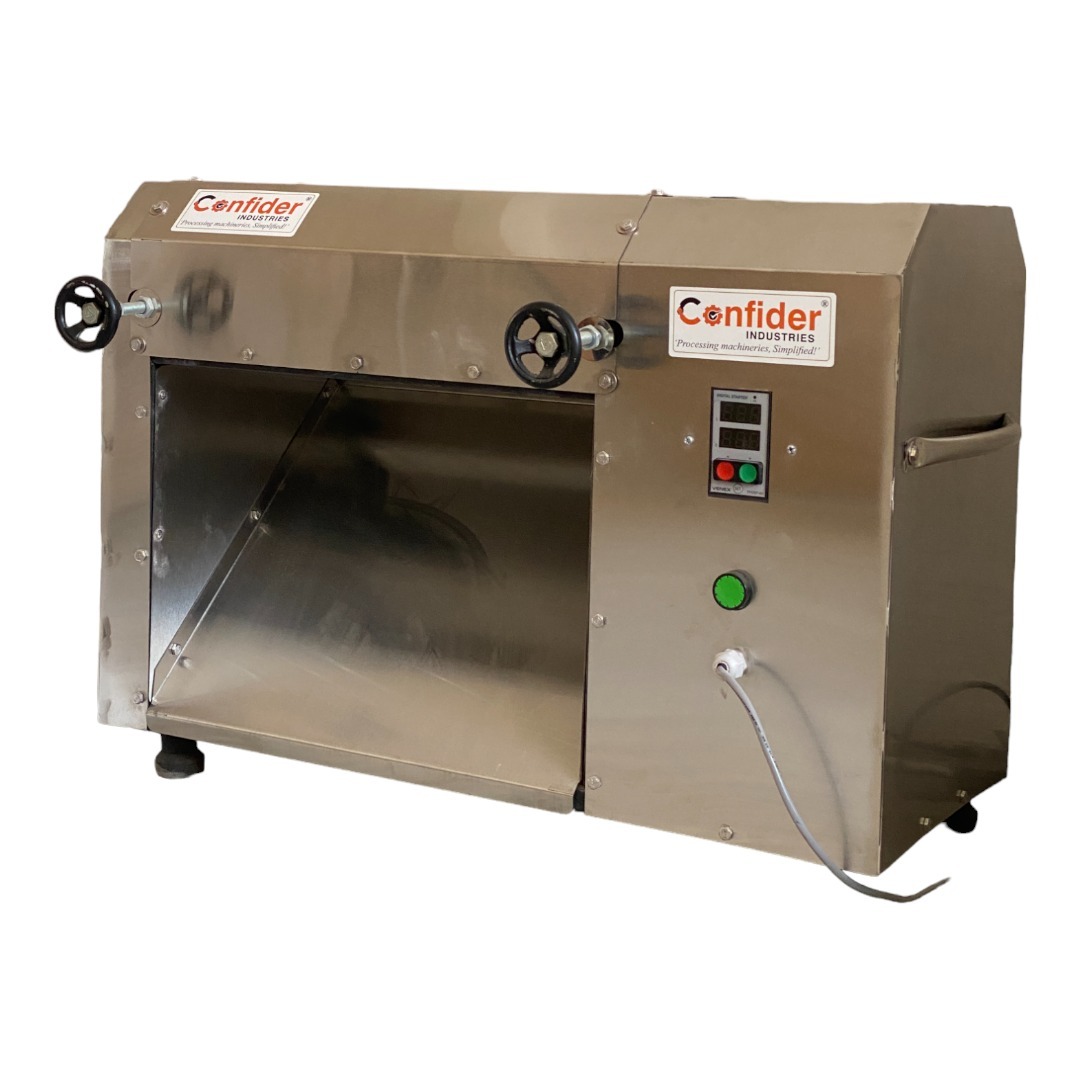 Dough Sheeter - Stainless Steel, Silver Finish | Fully Automatic, 1-year Warranty