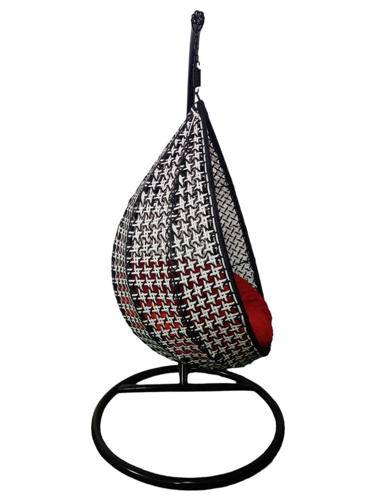 Wicker Single Seater Swing - Application: Garden