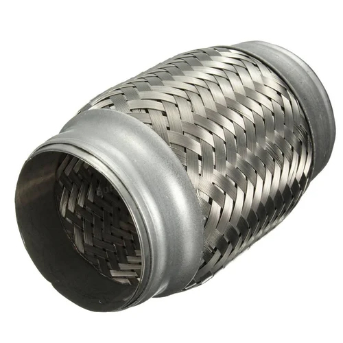 Stainless Steel Auto Exhaust Connector - Polished Finish, Smooth Surface, Exceptional Corrosion Resistance, Seamless Fitment
