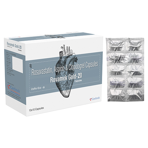 Rosuvastatin And Clopidogrel Capsules - 100% Pure, 24-Month Shelf Life | Highly Soluble, Special Storage Instructions