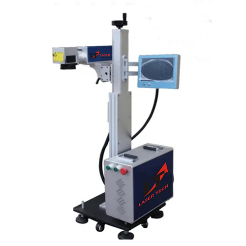 Fly Laser Marking Machine - Fiber Laser, Customized Size, Ivory White | Ultra-Fast Engraving for Metal and Plastic, User-Friendly Design