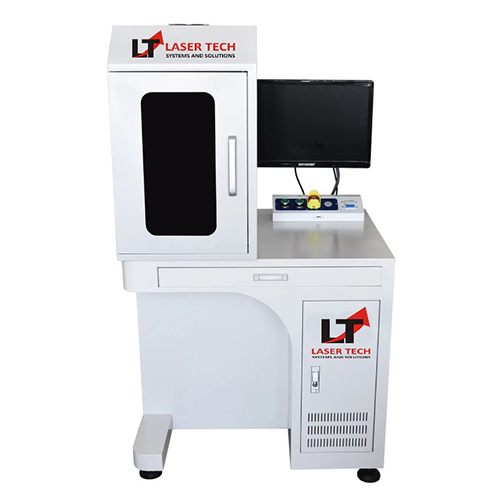 Hallmarking Laser Marking Machine - Color: White