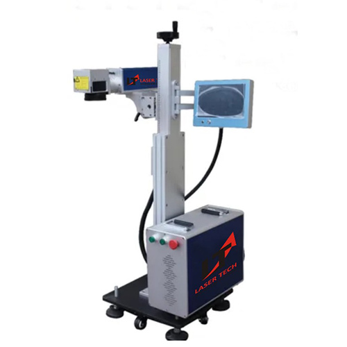 White 3W Uv Fly Laser Marking Machine