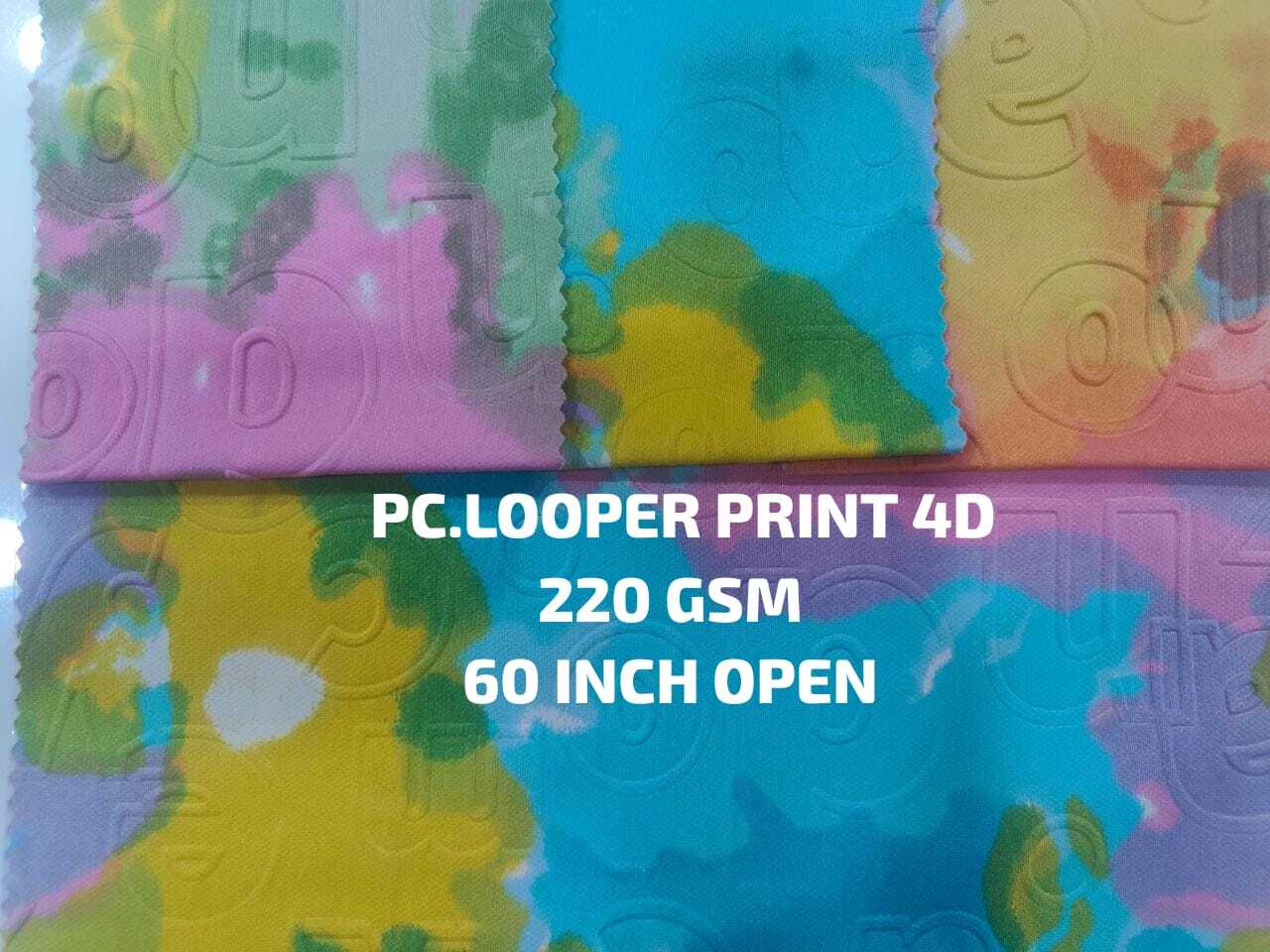 Knitted Pc Looper Lycra Pitching Fabric