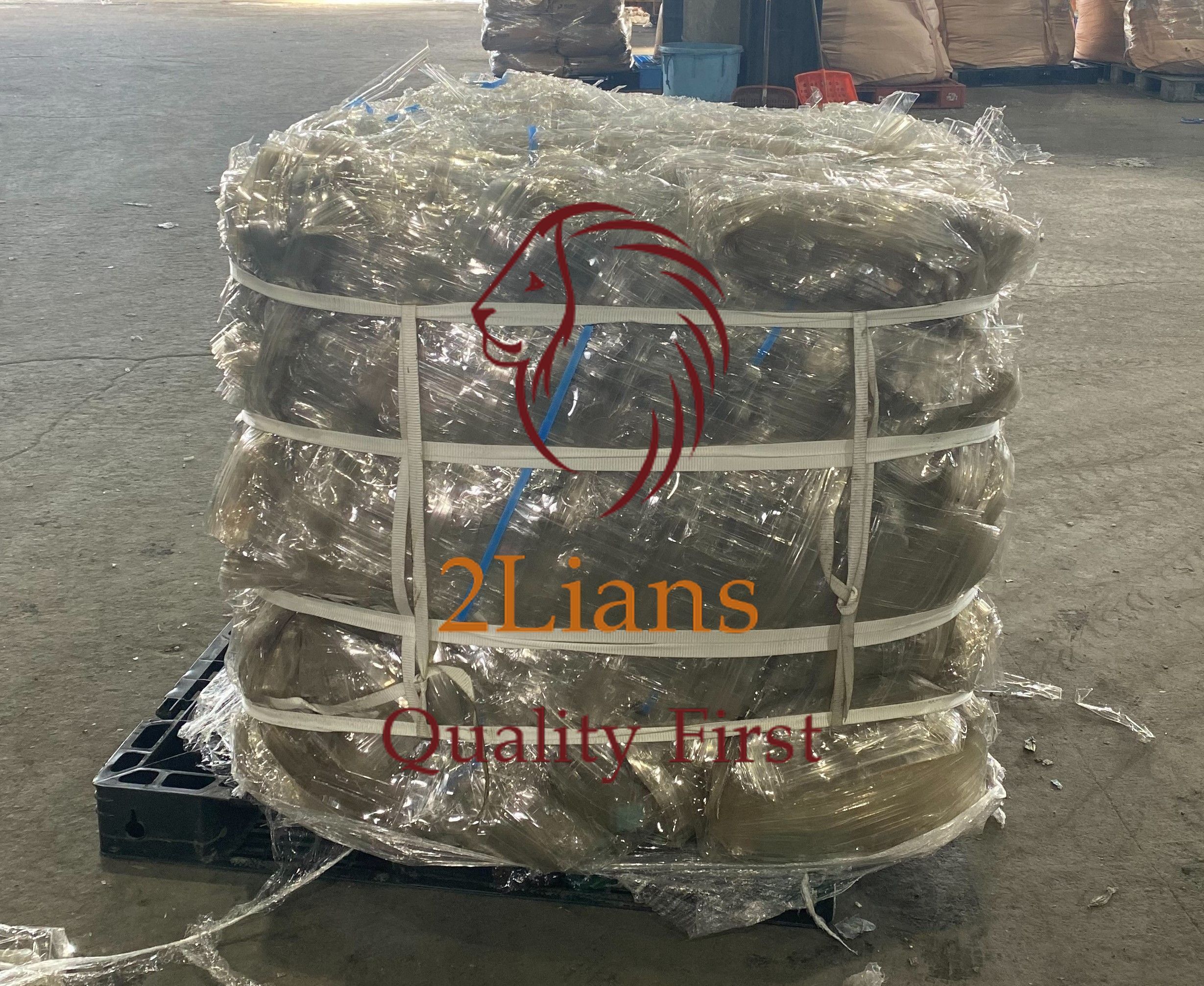 Pet Tray Compressed Transparent - Usage: For Recycling