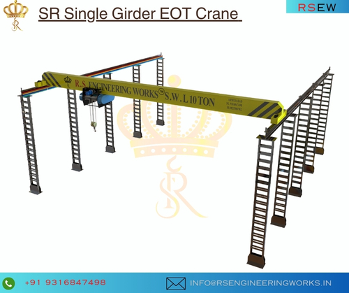 Single Girder Eot Cranes At Best Price - Application: Heavy Lifting