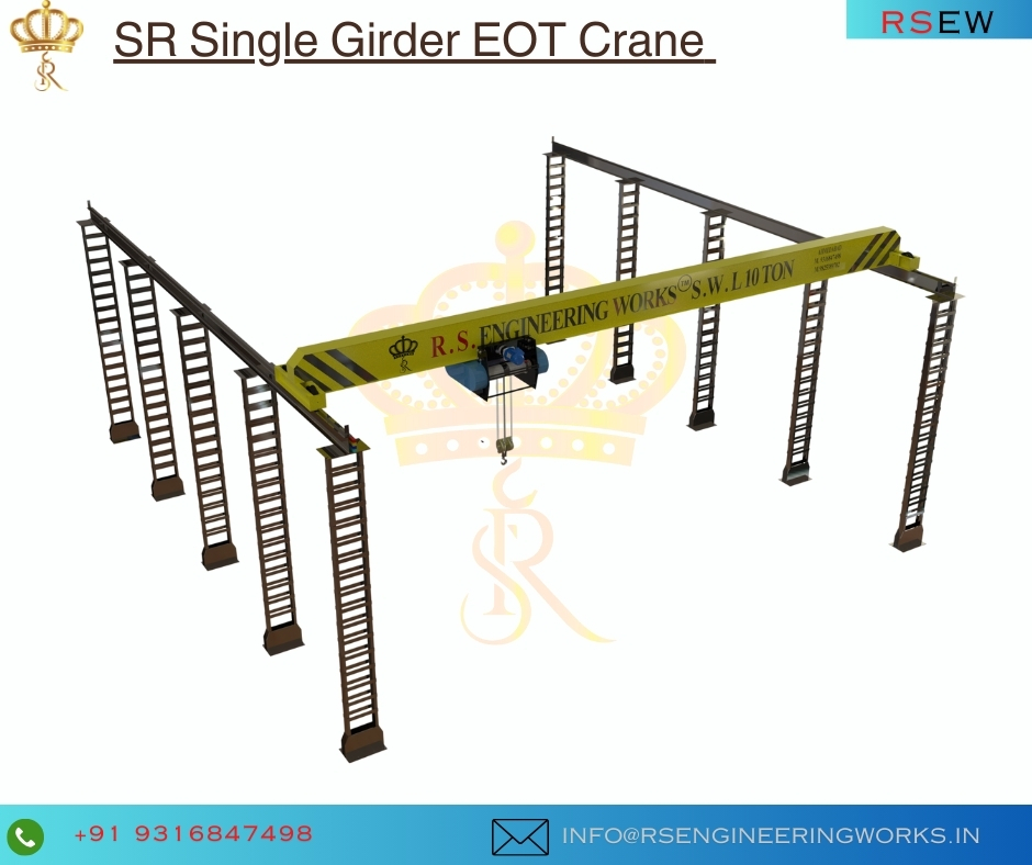 Single Girder Eot Cranes At Best Price - Application: Heavy Lifting