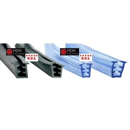 Clear PVC Glass Profile - Rigid Ageing Resistant PVC, Different Available Colors | Polished Surface Finish for Commercial Applications