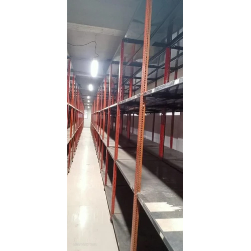 Slotted Angle Rack - High Load Capacity | Adjustable Multi-Layer Shelves for Warehouse and Industrial Storage