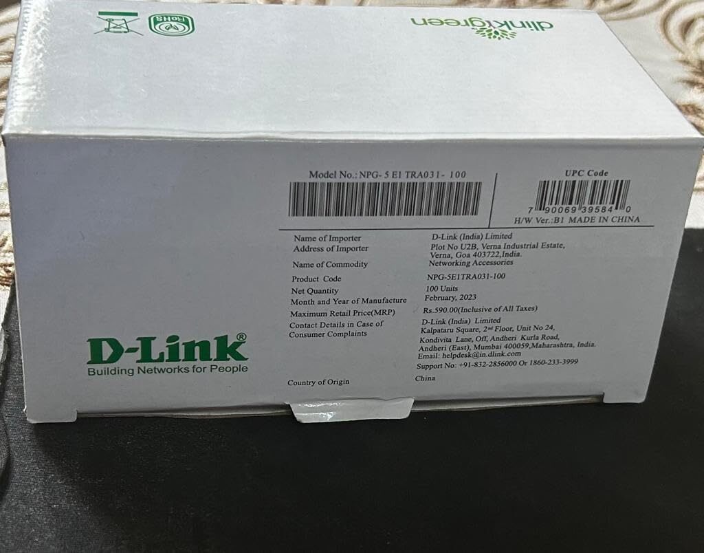 Rj45 Connectors/cat6 Connectors (Pack Of 100) - Plastic Material, 8p8c Contacts, Transparent Color | Cat6 Compatible, Durable Design, High Speed Data Transfer