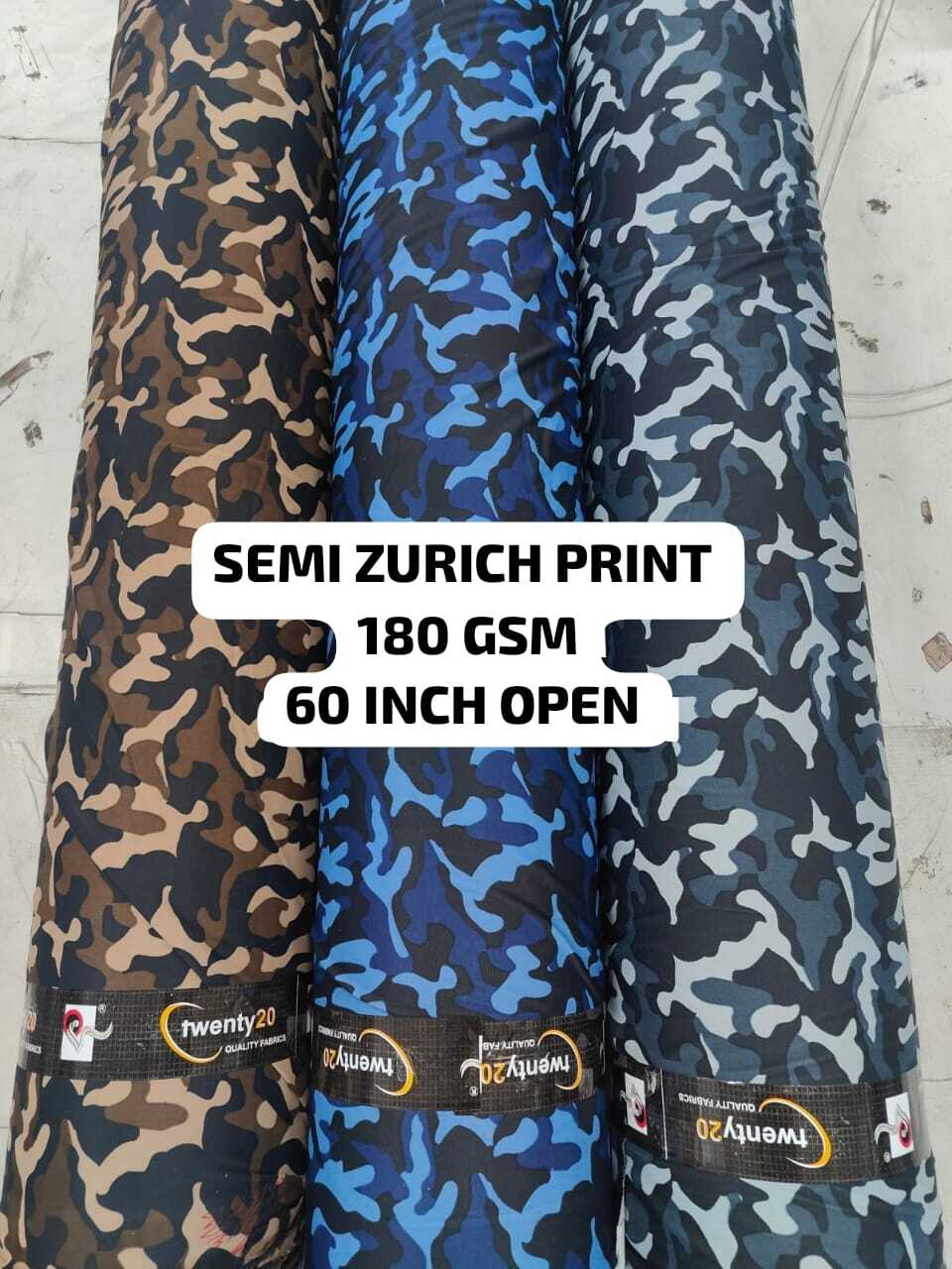 Knitted 2 Way Print Lycra Fabric