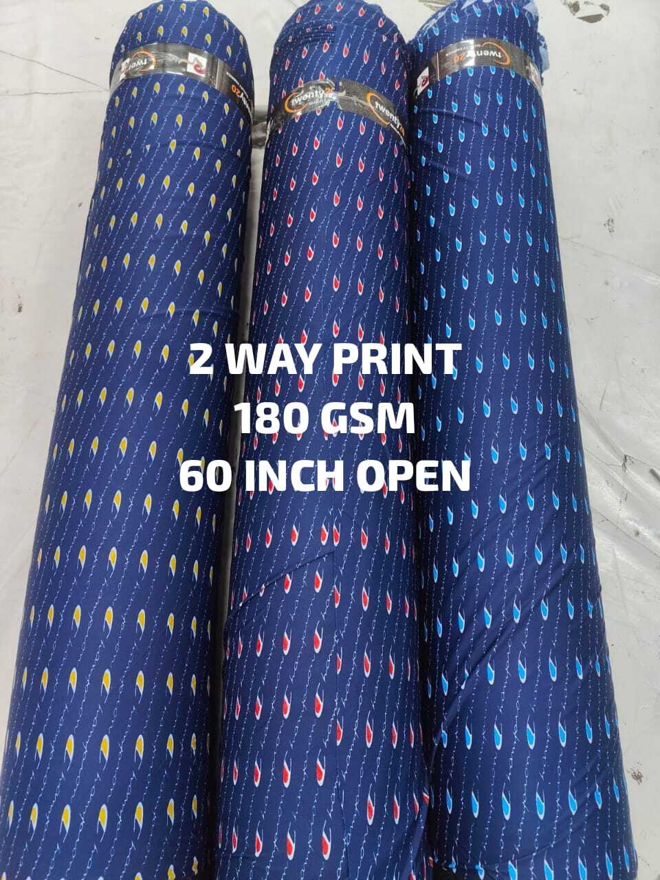 Knitted 2 Way Print Lycra Fabric