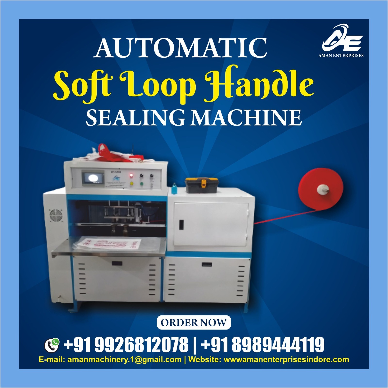 Automatic Loop Handle Sealing Machine Accuracy: High %