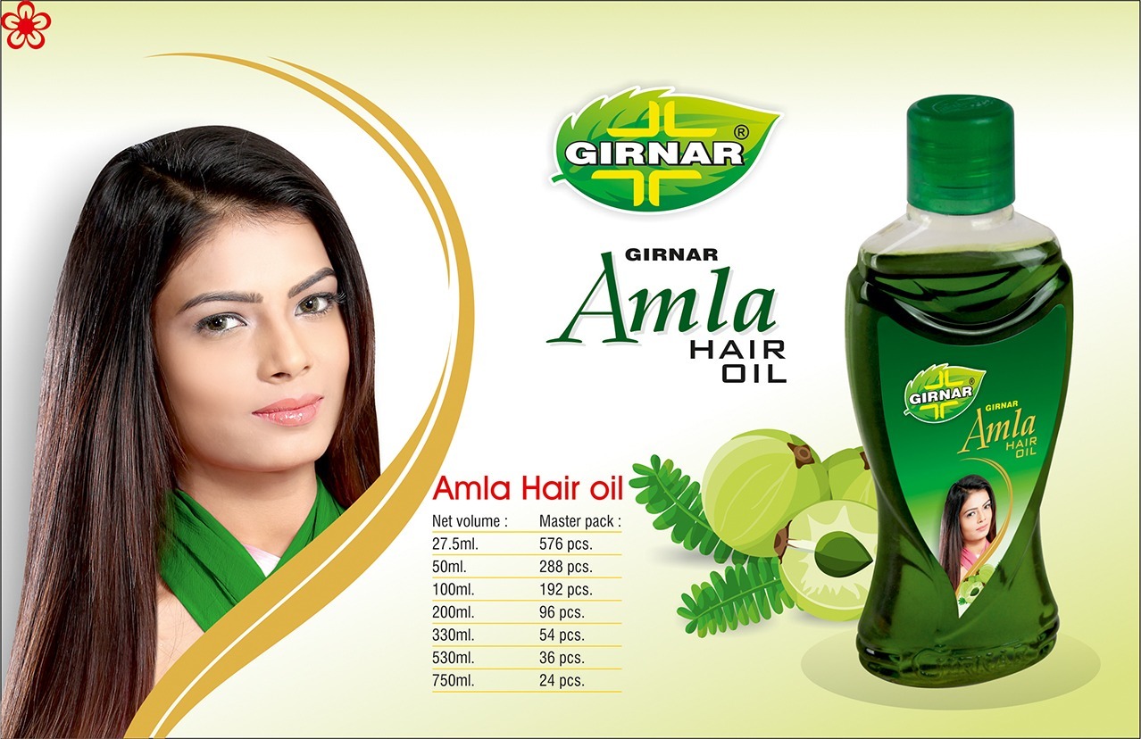 Amla Hair Oil 200ml - Herbal Oil Blend Green Color | Nourishing For All Hair Types Smoothens Reduces Hair Fall Rejuvenates Shine