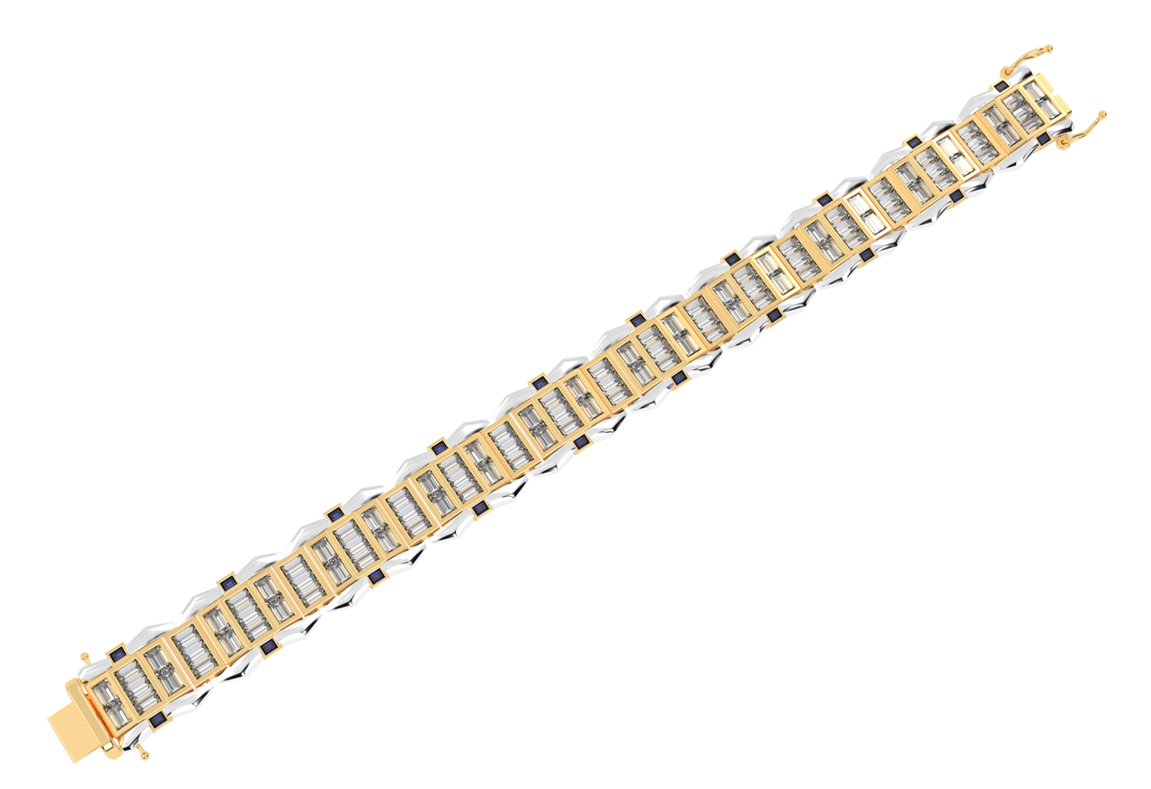 Diamond Bracelet - Diamond Carat Weight: 19.44 Carat