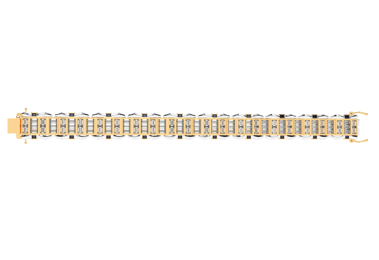 Diamond Bracelet - Diamond Carat Weight: 19.44 Carat