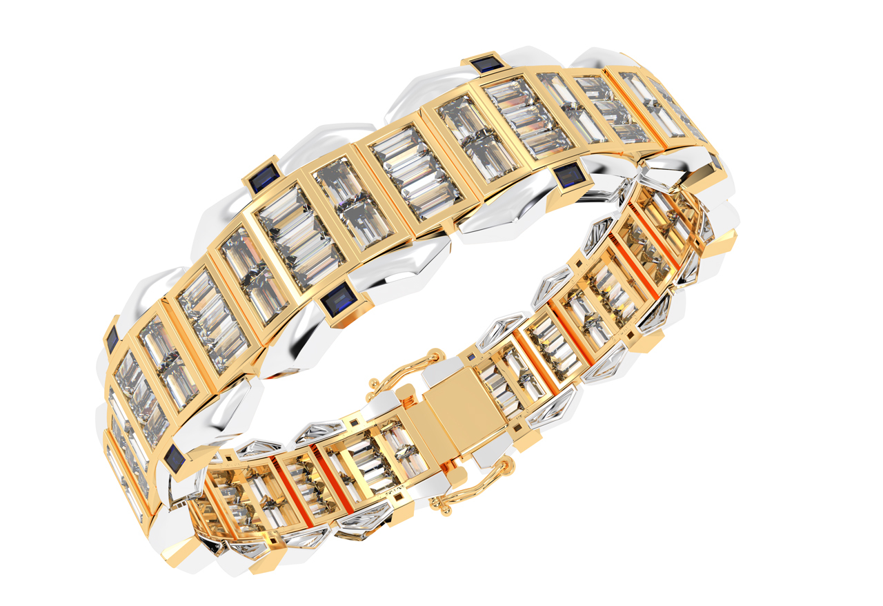 Diamond Bracelet - Diamond Carat Weight: 19.44 Carat