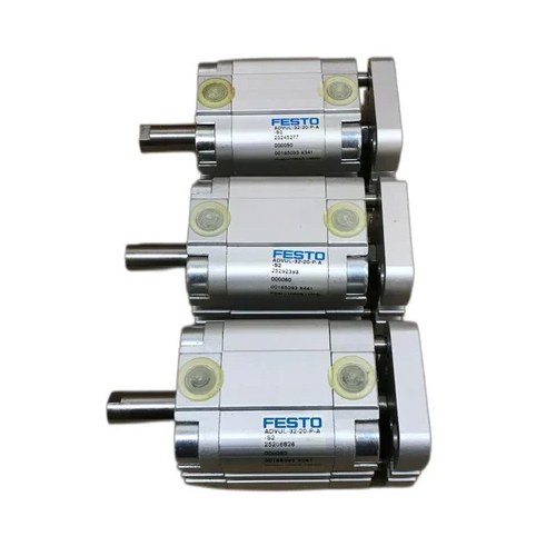 Silver Festo Hydraulic Cylinders