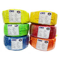 10 MM HDPE Rope - Multicolor, Round Shape | Twisted Texture, Chemical & UV Resistant, Ideal for Industrial Applications