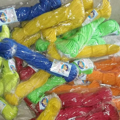रंगीन प्लास्टिक HDPE रस्सी