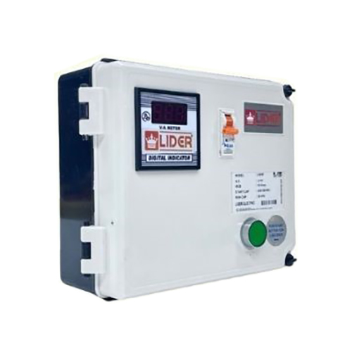 LMDP 2 HP MCB Digital Plastic Panel - 220 Volt, Compact Dimensions, Sleek Black Finish, Warranty Included