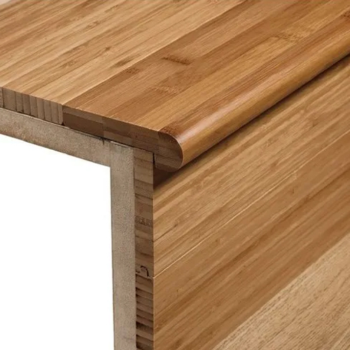 Stair Nose Oak Profile Flooring - High-Quality Oak Wood, 20mm Thickness, Rich Brown Color, Durable for Residential & Commercial Use