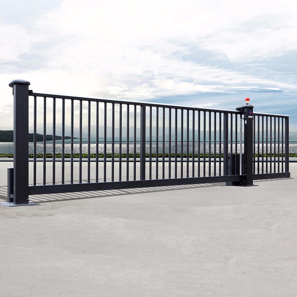 Sliding Gate Motor - Supports 600-2500 Kg, Adjustable Auto Closing Delay | Remote & Keypad Access, Photocell Safety, Flashing Notification Lamp