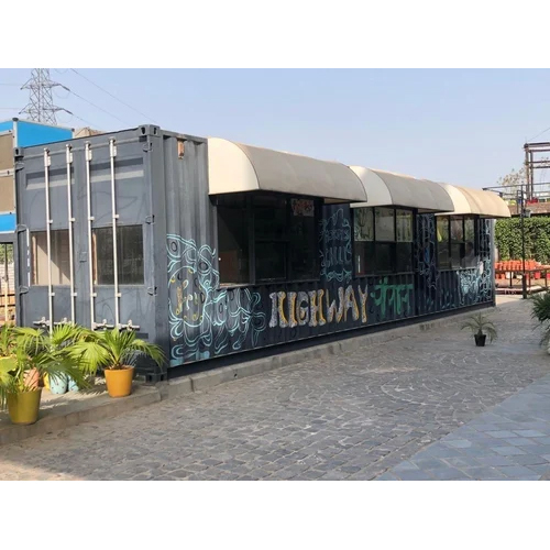 Portable Restaurant Cabin - Color: Grey Or As Per Requiremnt