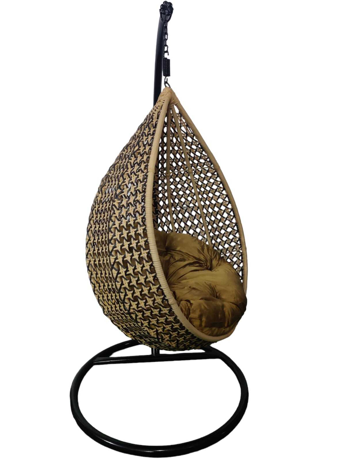 Garden Cane Swing Chair - Assembly: No Assembly Required